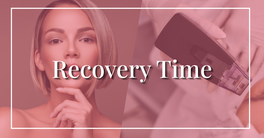 Comparing Morpheus8 skin tightening treatment results with the post-procedure recovery timeline.