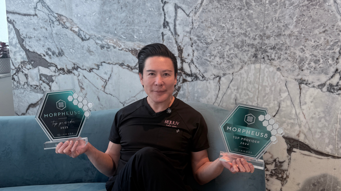 Rejuuv Medi Spa Morpheus8 Top Provider Trophy 2024 & 2025